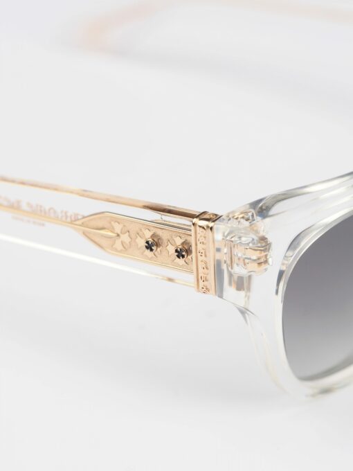 Chrome Hearts Glasses Sunglasses MIDIXATHRILL II CRYSTALGOLD PLATED 4