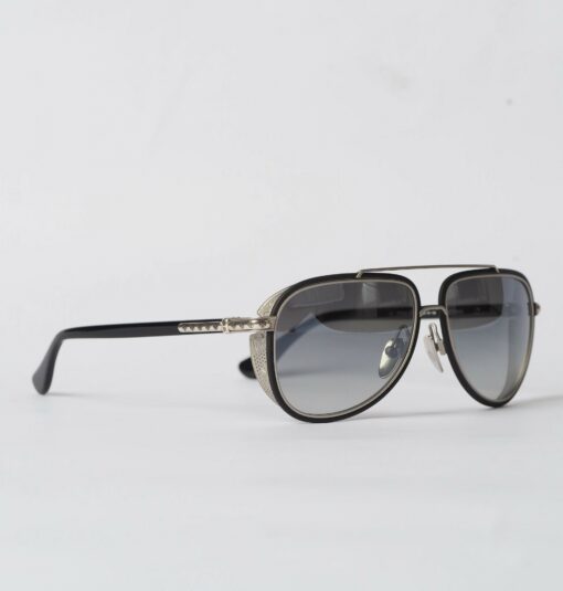 Chrome Hearts Glasses Sunglasses PREYANK MATTE BLACKMATTE SILVER 2