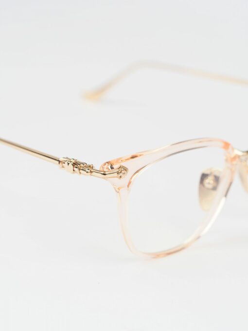 Chrome Hearts Glasses Sunglasses SHAGASS 51 PINK CRYSTALGOLD PLATED 2