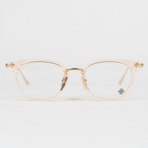 Chrome Hearts Glasses Sunglasses SHAGASS 51 PINK CRYSTALGOLD PLATED 3
