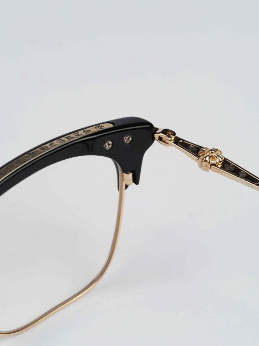 Chrome Hearts Glasses Sunglasses SLUNTRADICTION 52 BLACKGOLD PLATED 6
