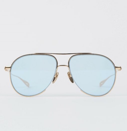 Chrome Hearts Glasses Sunglasses STEPPIN BLU BLUEGOLD PLATED 2