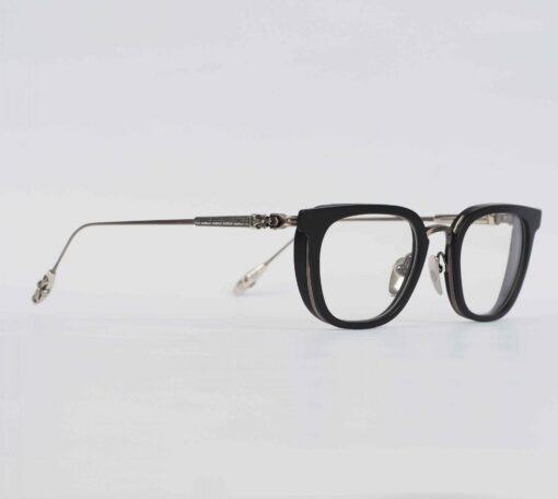 Chrome Hearts Glasses Sunglasses TELEVAGILIST MATTE BLACKANTIQUE SILVER 11