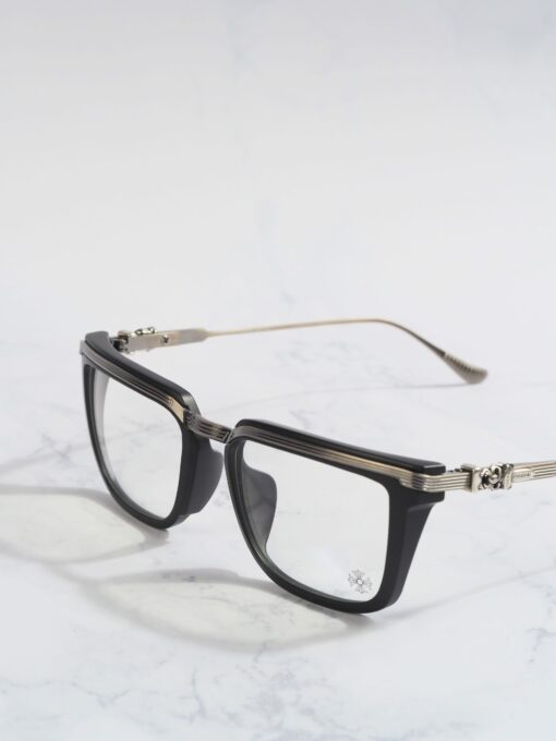 Chrome Hearts Glasses Sunglasses TRYDIXAGAIN MATTE BLACKANTIQUE SILVER 1