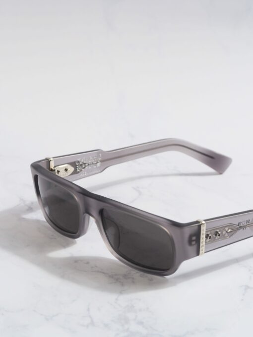 Chrome Hearts Glasses Sunglasses TRYVAGAGAIN MATTE GRAPHITESILVER 3