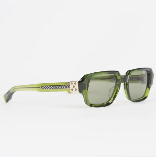 Chrome Hearts Glasses Sunglasses TV PARTY DARK OLIVESILVER 2
