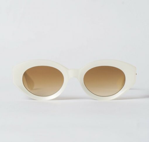 Chrome Hearts Glasses Sunglasses VAJAMMIN WHITE PEARLGOLD PLATED 2