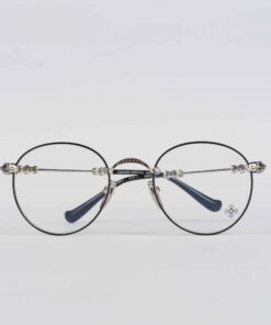 Chrome Hearts glasses BUBBA A MATTE BLACKSHINY SILVER 1