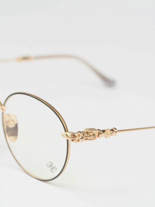 Chrome Hearts glasses BUBBA A ORBMATTE GOLD PLATED 1 1536x2048 1