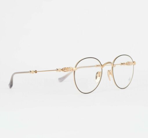 Chrome Hearts glasses BUBBA A ORBMATTE GOLD PLATED 5 1536x1429 1