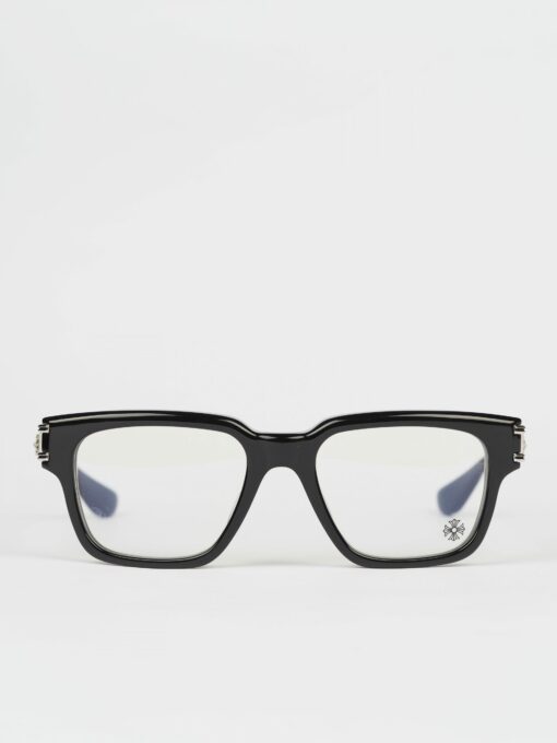 Chrome Hearts glasses BULGE BLACKSHINY SILVER 2