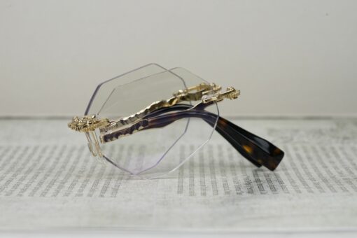 Kuboraum Glasses, Sunglasses Mask H44 Gold