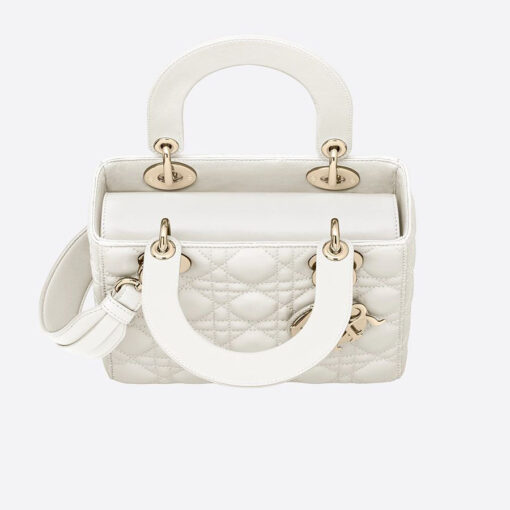 Dior Small Lady Dior My ABCDior Handbag in White color 1