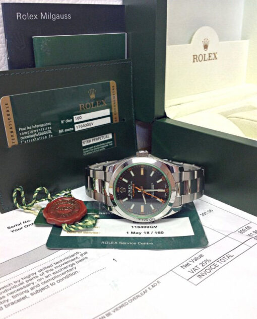 Rolex Milgauss 116400GV Green Dial 40mm 4.jpg